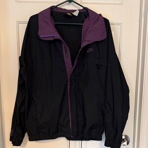 Nike Black and Purple Jacket